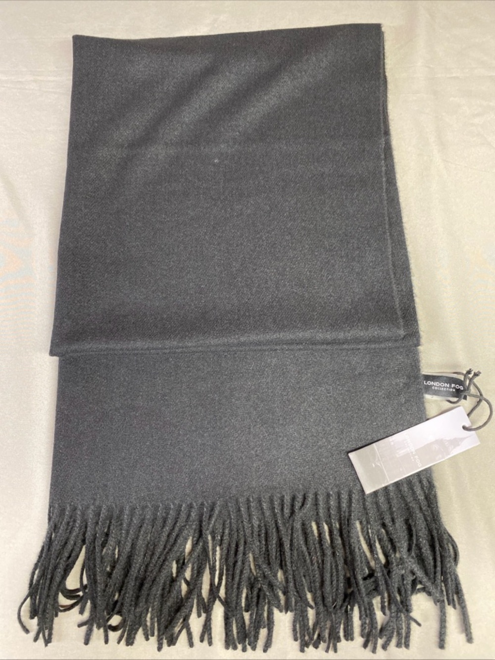 London Fog Women's Black Winter Scarf/Shawl NWT
